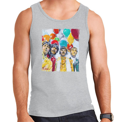 Sidney Maurer Original Portrait Of The Beatles Sgt Peppers 1967 Mens Vest - Mens Vest
