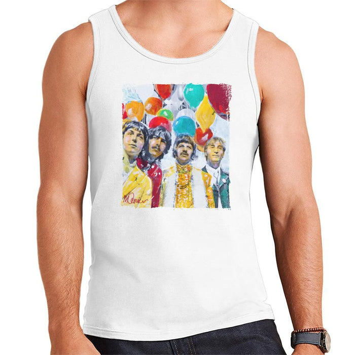 Sidney Maurer Original Portrait Of The Beatles Sgt Peppers 1967 Mens Vest - Mens Vest