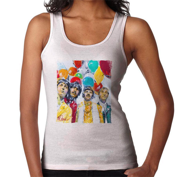 Sidney Maurer Original Portrait Of The Beatles Sgt Peppers 1967 Womens Vest - Womens Vest