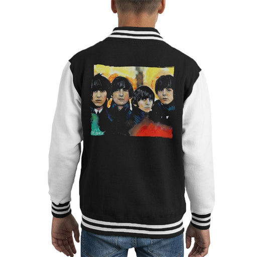 Sidney Maurer Original Portrait Of The Beatles Bowl Cuts Kids Varsity Jacket - Kids Boys Varsity Jacket