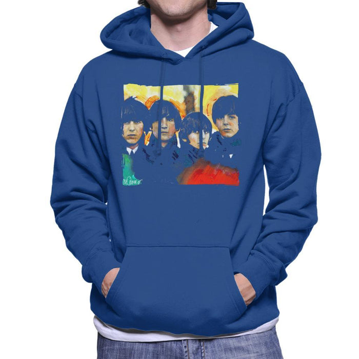 Sidney Maurer Original Portrait Of The Beatles Bowl Cuts Mens Hooded Sweatshirt - Mens Hooded Sweatshirt