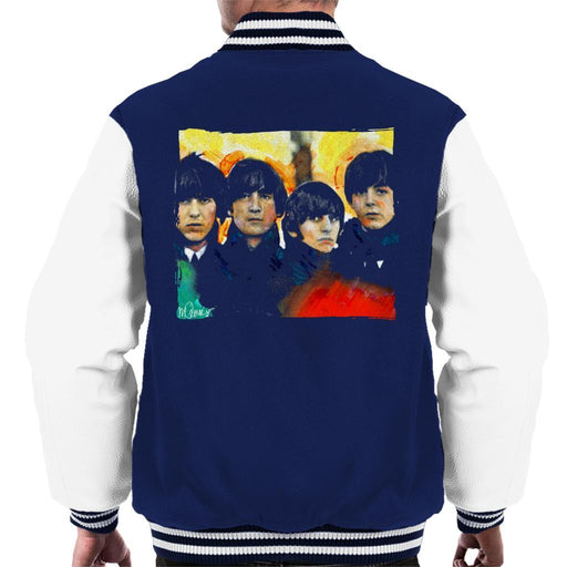 Sidney Maurer Original Portrait Of The Beatles Bowl Cuts Mens Varsity Jacket - Mens Varsity Jacket