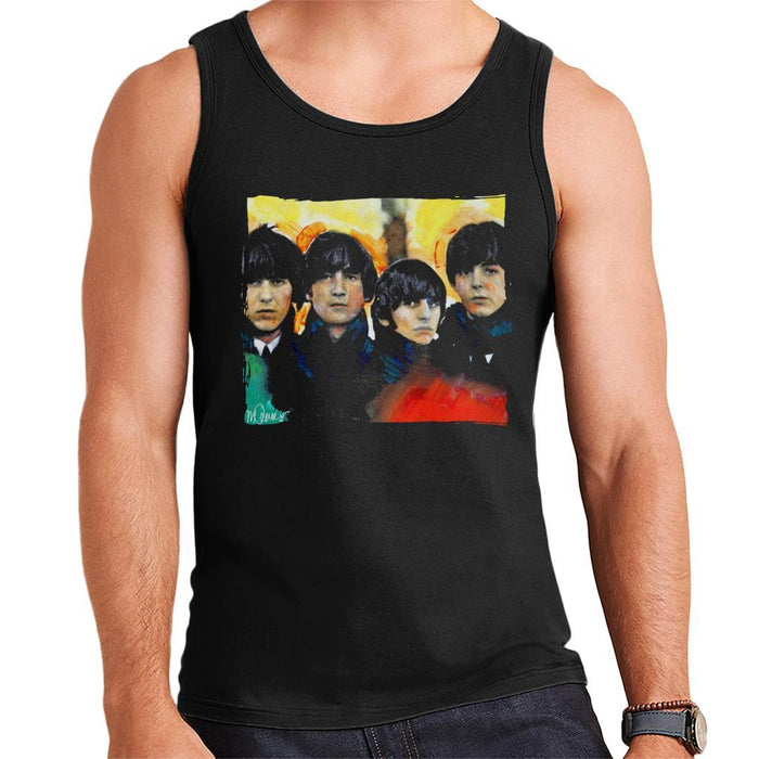 Sidney Maurer Original Portrait Of The Beatles Bowl Cuts Mens Vest - Mens Vest