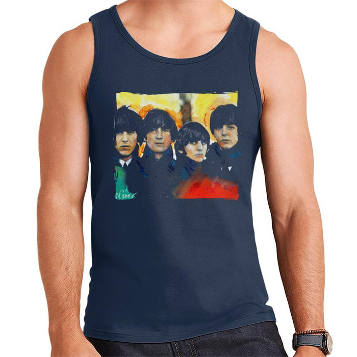 Sidney Maurer Original Portrait Of The Beatles Bowl Cuts Mens Vest - Mens Vest