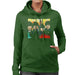 Sidney Maurer Original Portrait Of The Beatles Bowl Cuts Womens Hooded Sweatshirt - Womens Hooded Sweatshirt