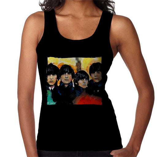 Sidney Maurer Original Portrait Of The Beatles Bowl Cuts Womens Vest - Womens Vest