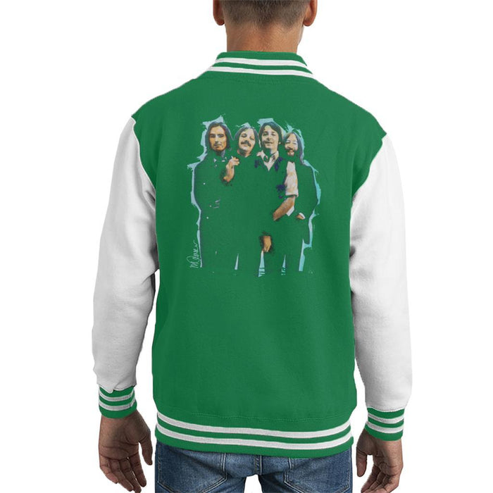 Sidney Maurer Original Portrait Of The Beatles Long Hair Kids Varsity Jacket - Kids Boys Varsity Jacket