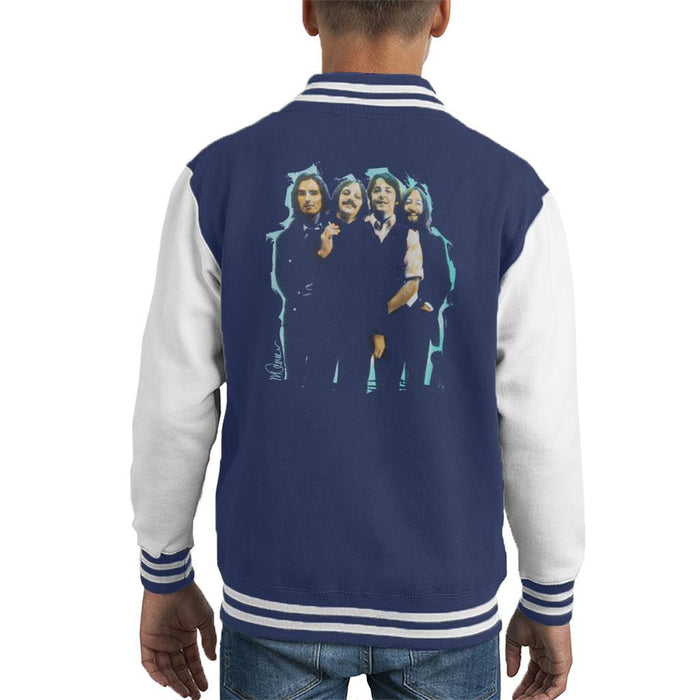Sidney Maurer Original Portrait Of The Beatles Long Hair Kids Varsity Jacket - Kids Boys Varsity Jacket