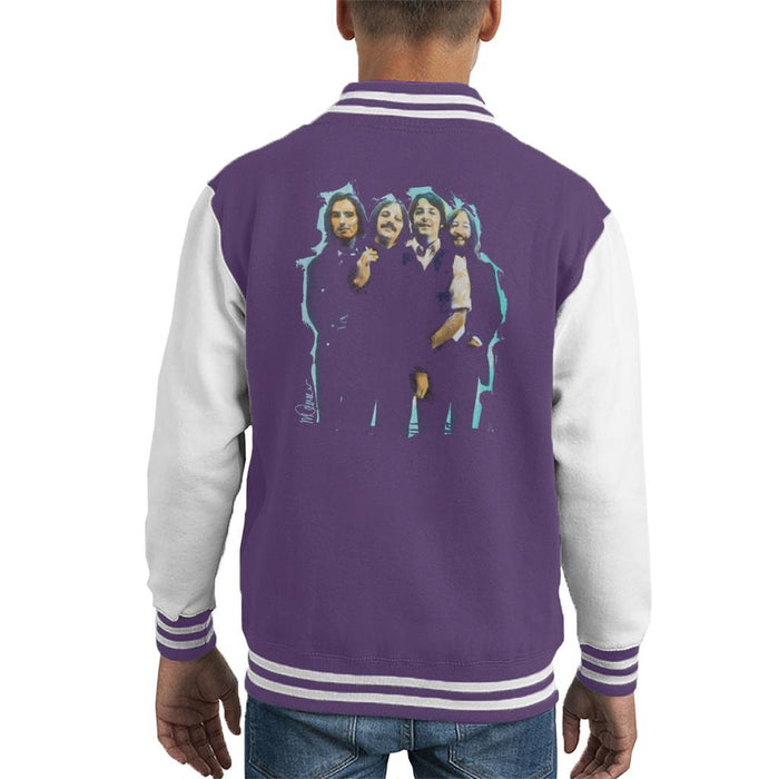 Sidney Maurer Original Portrait Of The Beatles Long Hair Kids Varsity Jacket - Kids Boys Varsity Jacket
