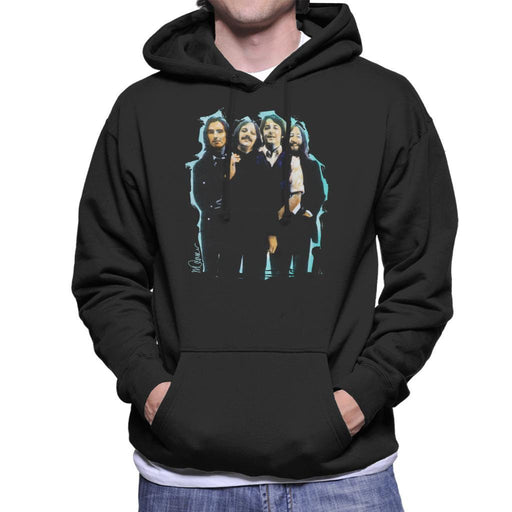 Sidney Maurer Original Portrait Of The Beatles Long Hair Mens Hooded Sweatshirt - Mens Hooded Sweatshirt