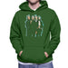 Sidney Maurer Original Portrait Of The Beatles Long Hair Mens Hooded Sweatshirt - Mens Hooded Sweatshirt