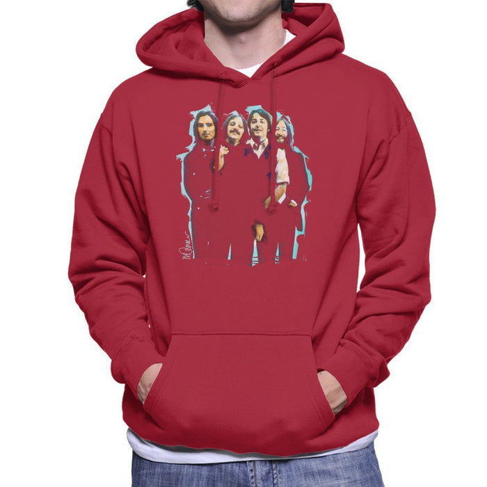 Sidney Maurer Original Portrait Of The Beatles Long Hair Mens Hooded Sweatshirt - Mens Hooded Sweatshirt