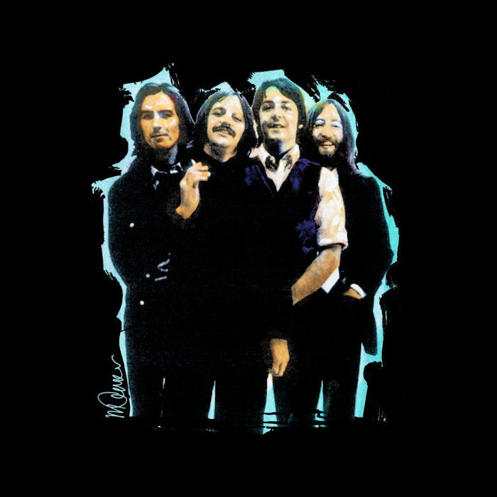 Sidney Maurer Original Portrait Of The Beatles Long Hair Mens Sweatshirt - Mens Sweatshirt