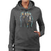 Sidney Maurer Original Portrait Of The Beatles Long Hair Womens Hooded Sweatshirt - Womens Hooded Sweatshirt