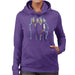 Sidney Maurer Original Portrait Of The Beatles Long Hair Womens Hooded Sweatshirt - Womens Hooded Sweatshirt