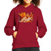 Sidney Maurer Original Portrait Of Bruce Lee Flames Enter The Dragon Kids Hooded Sweatshirt - Kids Boys Hooded Sweatshirt