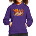 Sidney Maurer Original Portrait Of Bruce Lee Flames Enter The Dragon Kids Hooded Sweatshirt - Kids Boys Hooded Sweatshirt