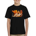 Sidney Maurer Original Portrait Of Bruce Lee Flames Enter The Dragon Kids T-Shirt - Kids Boys T-Shirt