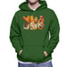 Sidney Maurer Original Portrait Of Bruce Lee Flames Enter The Dragon Mens Hooded Sweatshirt - Mens Hooded Sweatshirt