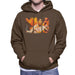 Sidney Maurer Original Portrait Of Bruce Lee Flames Enter The Dragon Mens Hooded Sweatshirt - Mens Hooded Sweatshirt