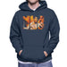 Sidney Maurer Original Portrait Of Bruce Lee Flames Enter The Dragon Mens Hooded Sweatshirt - Mens Hooded Sweatshirt