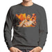 Sidney Maurer Original Portrait Of Bruce Lee Flames Enter The Dragon Mens Sweatshirt - Mens Sweatshirt