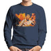 Sidney Maurer Original Portrait Of Bruce Lee Flames Enter The Dragon Mens Sweatshirt - Mens Sweatshirt
