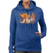 Sidney Maurer Original Portrait Of Bruce Lee Flames Enter The Dragon Womens Hooded Sweatshirt - Womens Hooded Sweatshirt