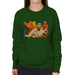 Sidney Maurer Original Portrait Of Bruce Lee Flames Enter The Dragon Womens Sweatshirt - Womens Sweatshirt