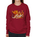 Sidney Maurer Original Portrait Of Bruce Lee Flames Enter The Dragon Womens Sweatshirt - Womens Sweatshirt