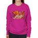 Sidney Maurer Original Portrait Of Bruce Lee Flames Enter The Dragon Womens Sweatshirt - Womens Sweatshirt