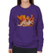 Sidney Maurer Original Portrait Of Bruce Lee Flames Enter The Dragon Womens Sweatshirt - Womens Sweatshirt