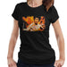 Sidney Maurer Original Portrait Of Bruce Lee Flames Enter The Dragon Womens T-Shirt - Womens T-Shirt