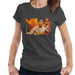 Sidney Maurer Original Portrait Of Bruce Lee Flames Enter The Dragon Womens T-Shirt - Womens T-Shirt