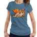 Sidney Maurer Original Portrait Of Bruce Lee Flames Enter The Dragon Womens T-Shirt - Womens T-Shirt