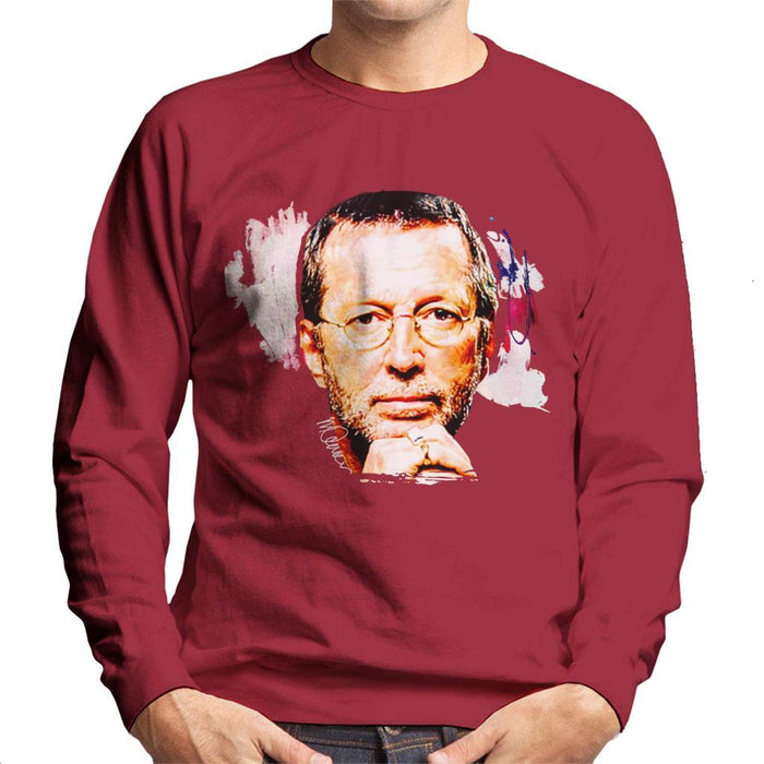 Sidney Maurer Original Portrait Of Eric Clapton Mens Sweatshirt - Mens Sweatshirt