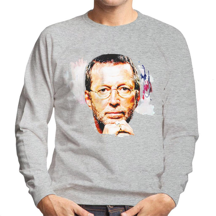 Sidney Maurer Original Portrait Of Eric Clapton Mens Sweatshirt - Mens Sweatshirt
