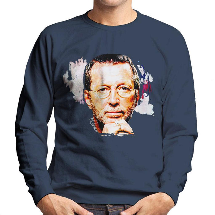 Sidney Maurer Original Portrait Of Eric Clapton Mens Sweatshirt - Mens Sweatshirt