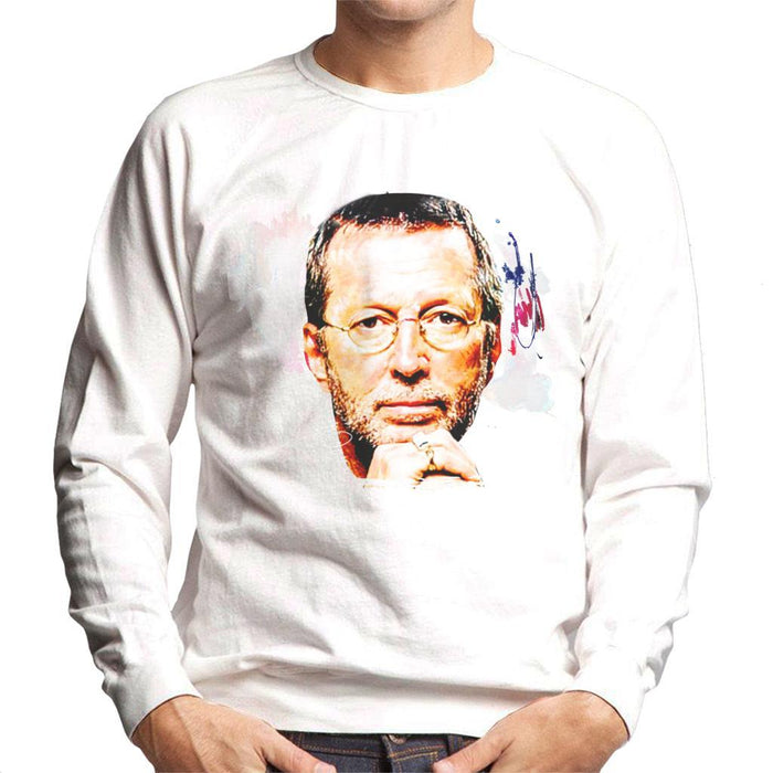 Sidney Maurer Original Portrait Of Eric Clapton Mens Sweatshirt - Mens Sweatshirt