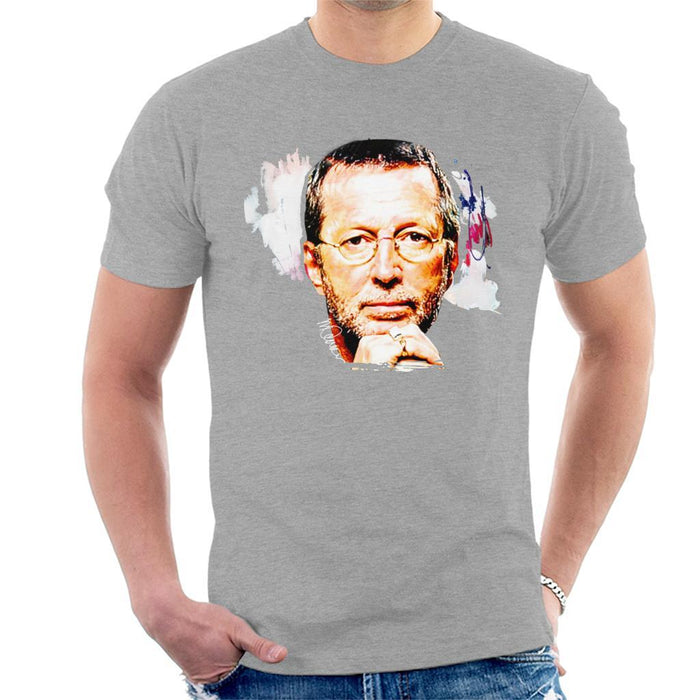 Sidney Maurer Original Portrait Of Eric Clapton Mens T-Shirt - Mens T-Shirt