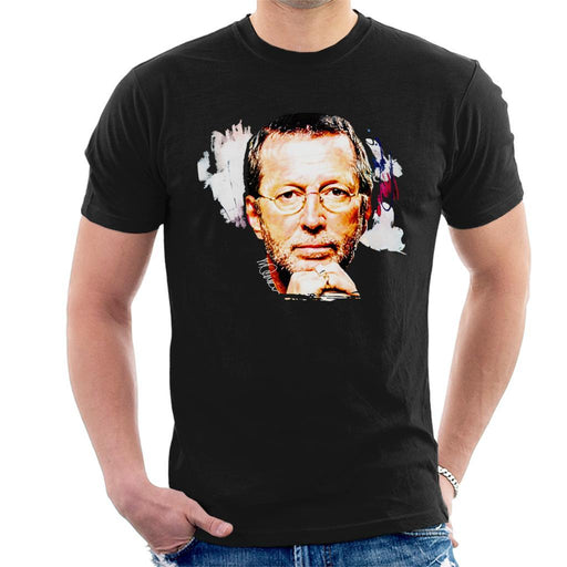 Sidney Maurer Original Portrait Of Eric Clapton Mens T-Shirt - Mens T-Shirt