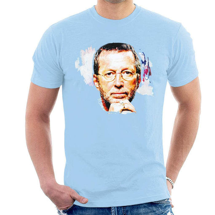 Sidney Maurer Original Portrait Of Eric Clapton Mens T-Shirt - Mens T-Shirt