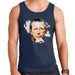 Sidney Maurer Original Portrait Of Eric Clapton Mens Vest - Mens Vest