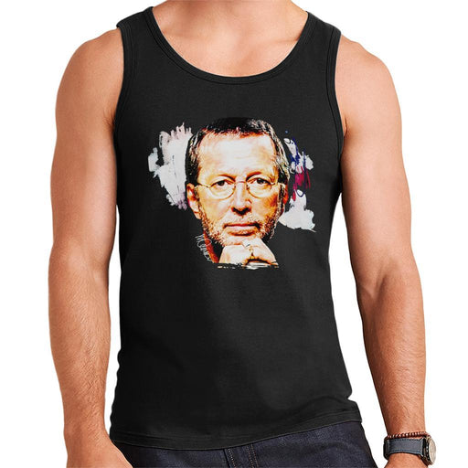 Sidney Maurer Original Portrait Of Eric Clapton Mens Vest - Mens Vest