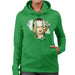 Sidney Maurer Original Portrait Of Eric Clapton Womens Hooded Sweatshirt - Womens Hooded Sweatshirt