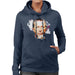 Sidney Maurer Original Portrait Of Eric Clapton Womens Hooded Sweatshirt - Womens Hooded Sweatshirt