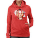 Sidney Maurer Original Portrait Of Eric Clapton Womens Hooded Sweatshirt - Womens Hooded Sweatshirt
