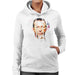 Sidney Maurer Original Portrait Of Eric Clapton Womens Hooded Sweatshirt - Womens Hooded Sweatshirt
