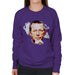 Sidney Maurer Original Portrait Of Eric Clapton Womens Sweatshirt - Womens Sweatshirt