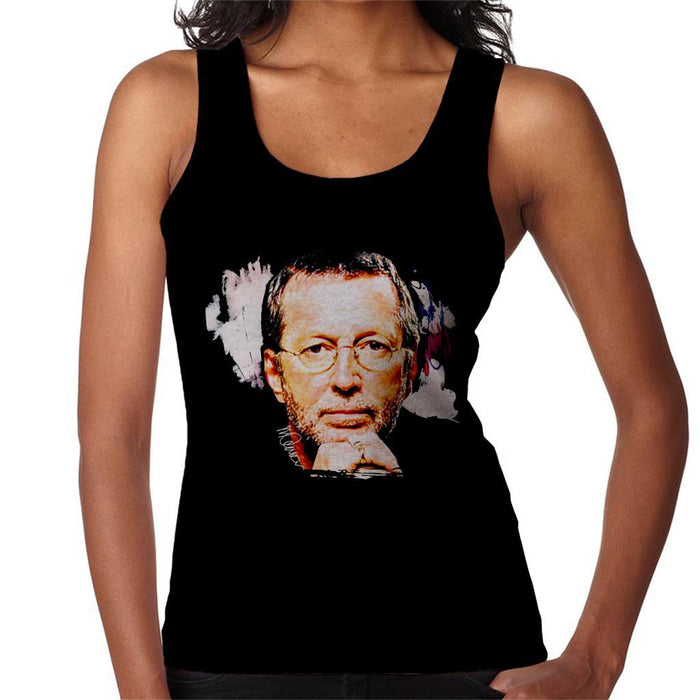 Sidney Maurer Original Portrait Of Eric Clapton Womens Vest - Womens Vest